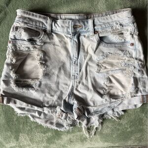 American Eagle Outfitters Light Blue Denim Shorts